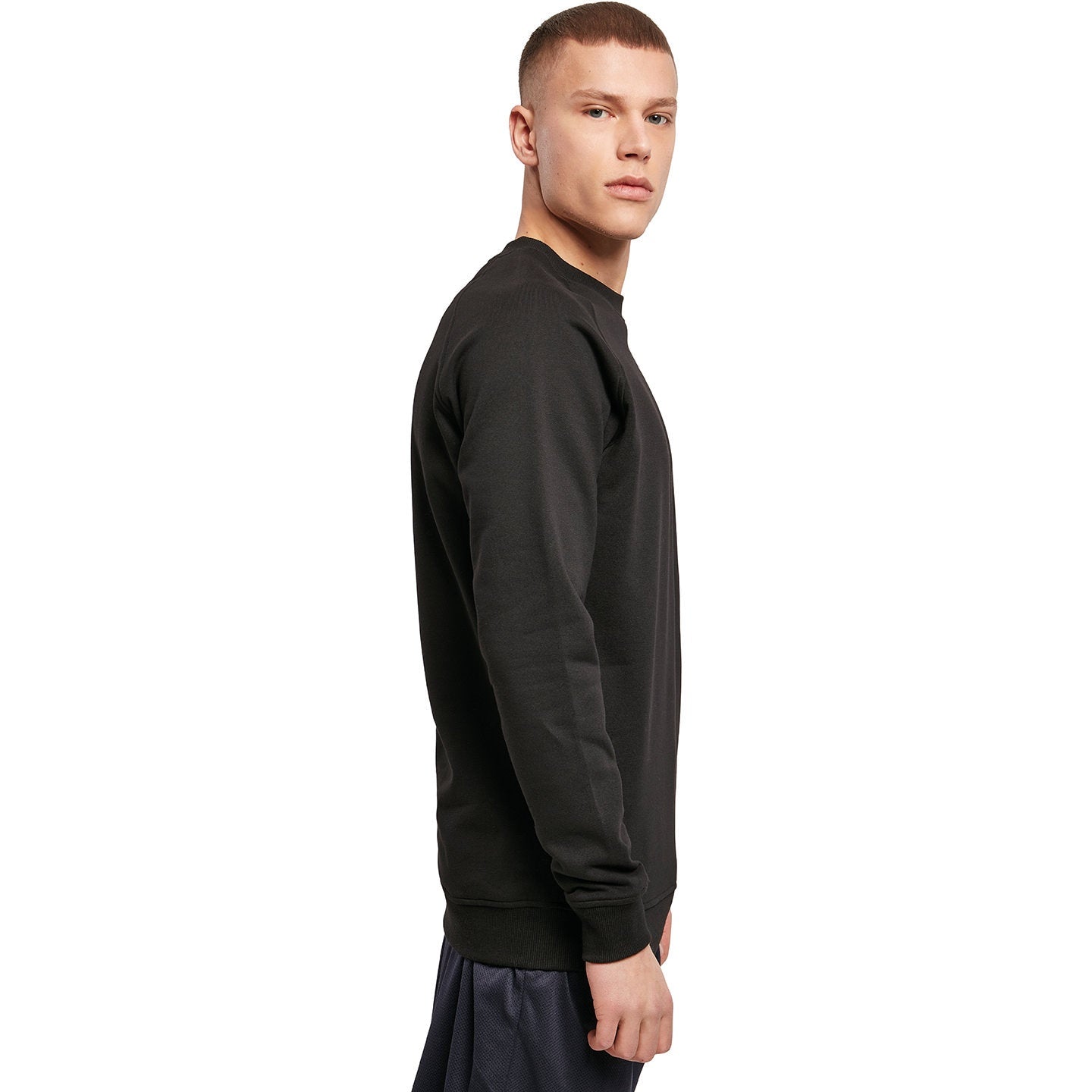 Build Your Brand Raglan Sweat Crew Neck