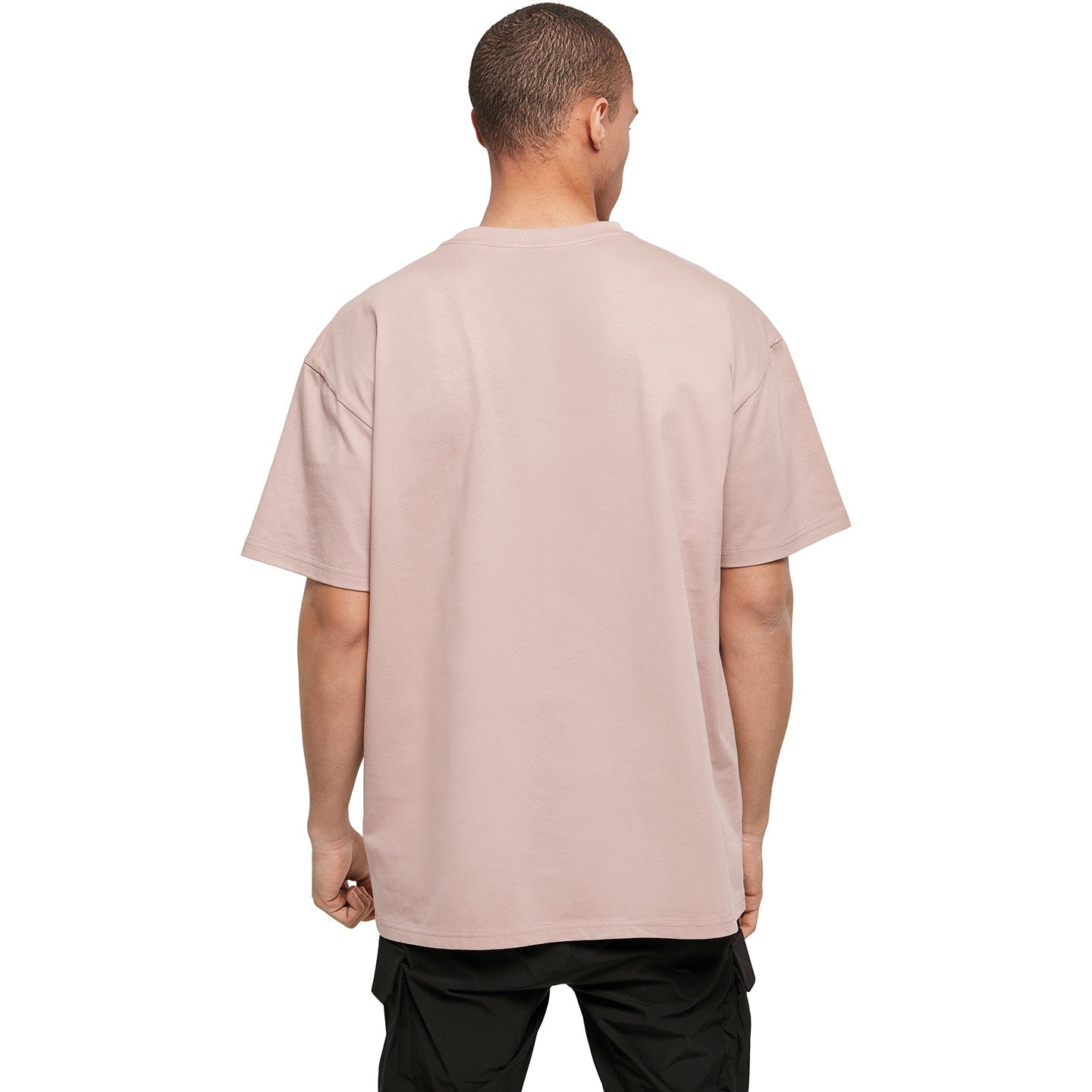 Build Your Brand Heavy Oversized Tee - Dusk Rose