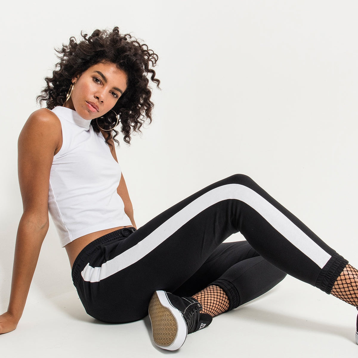 Build Your Brand Women's Interlock Jog Pants