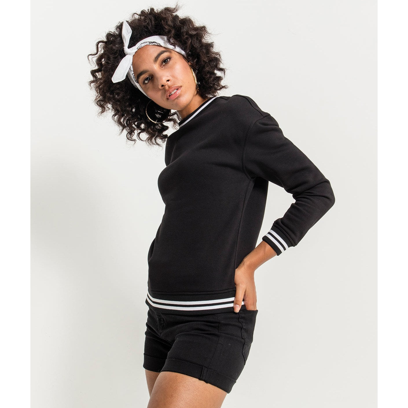 Build Your Brand Women's College Sweat Crew