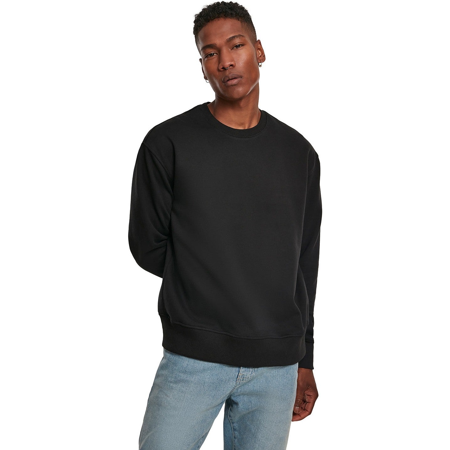 Build Your Brand Premium Oversize Crew Neck
