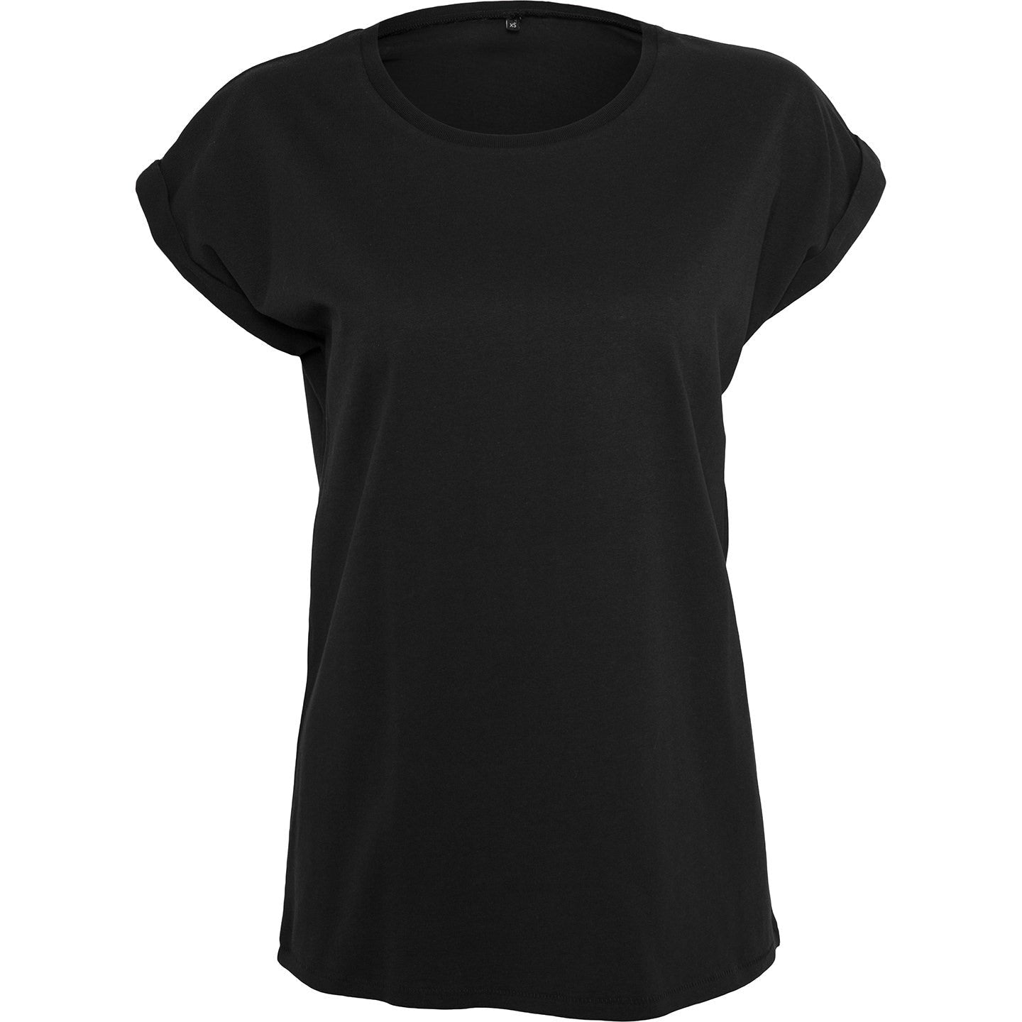 Build Your Brand Women's Organic Extended Shoulder Tee