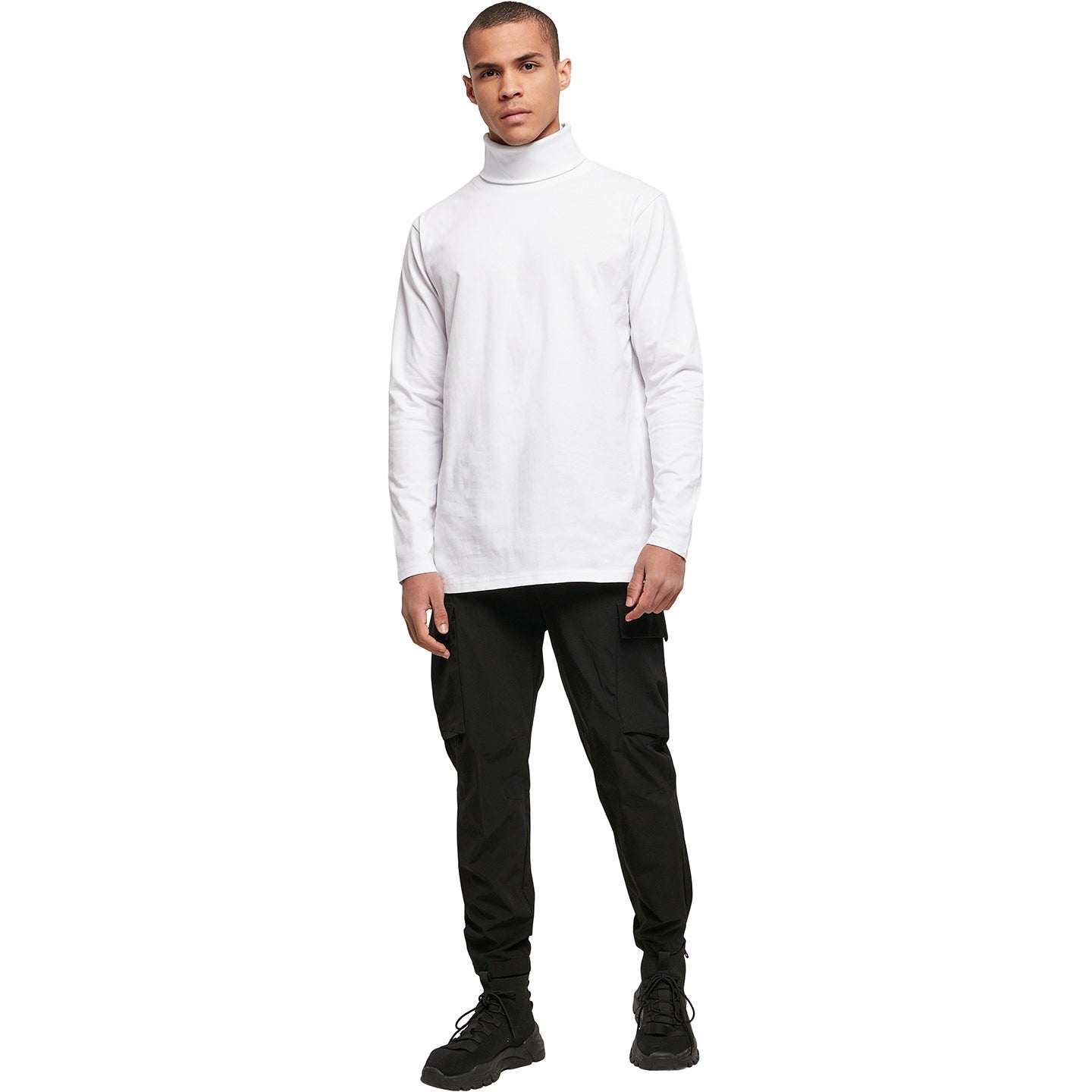 Build Your Brand Turtle Neck Long Sleeve