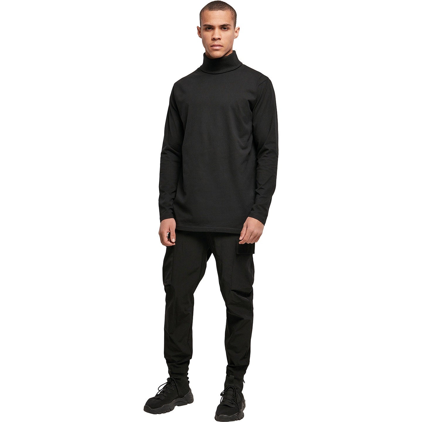 Build Your Brand Turtle Neck Long Sleeve