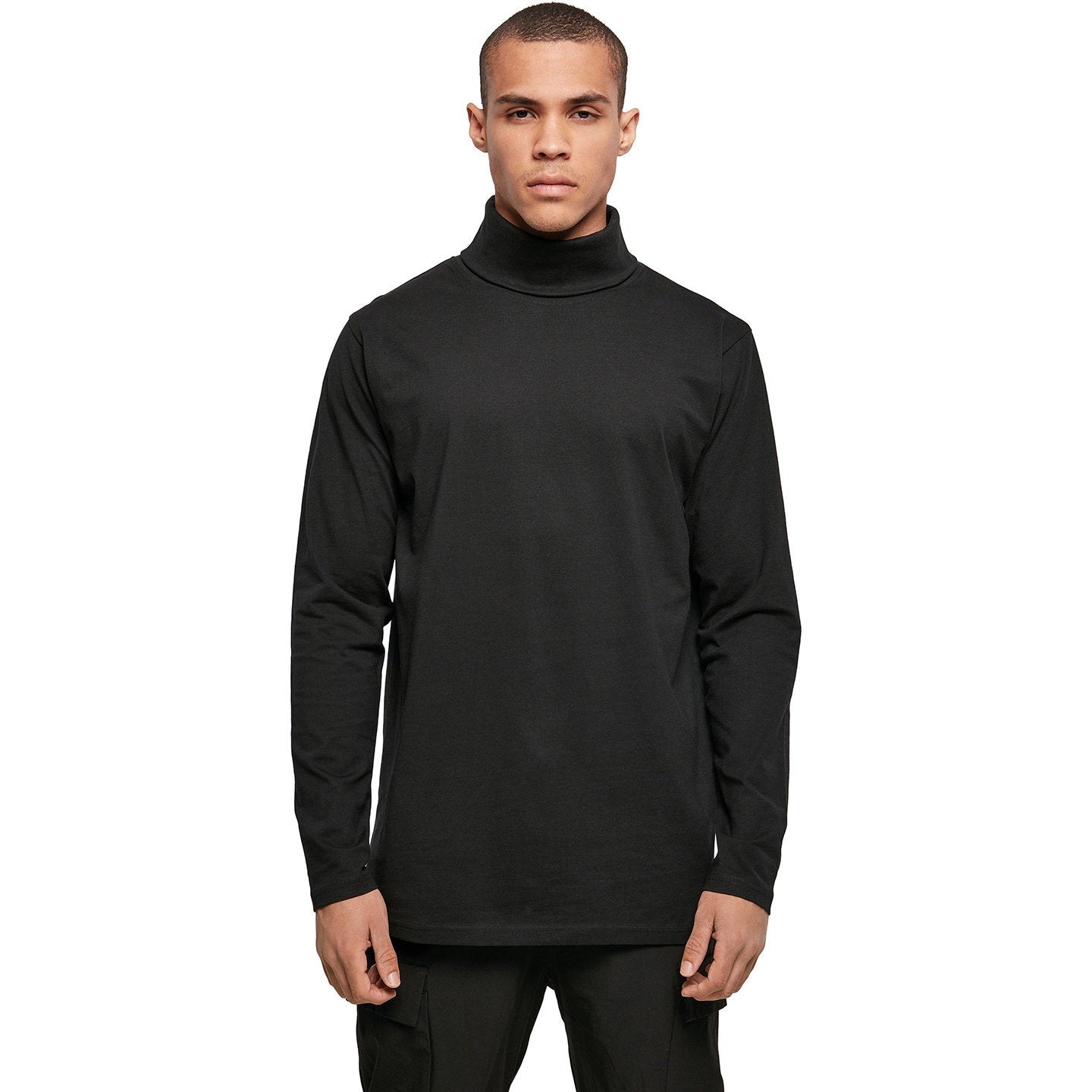 Build Your Brand Turtle Neck Long Sleeve