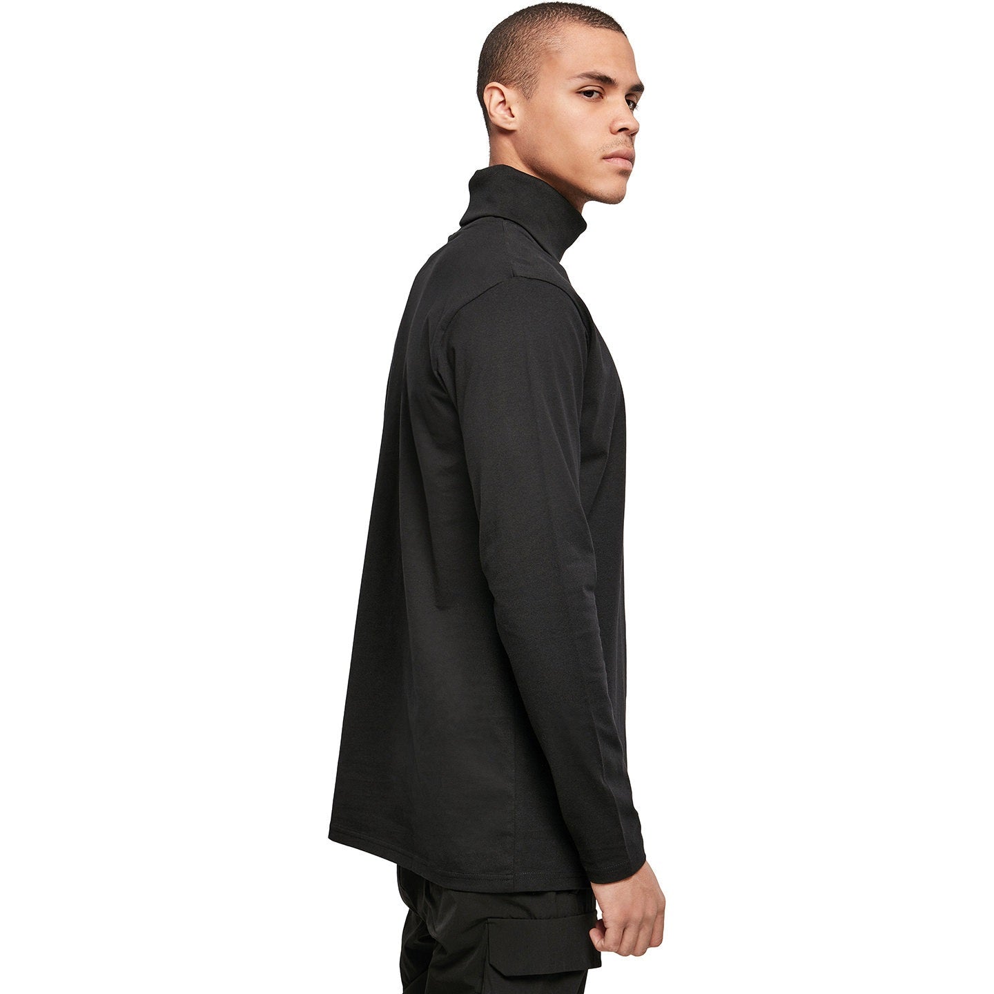 Build Your Brand Turtle Neck Long Sleeve