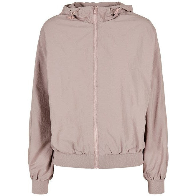 Build Your Brand Women's Crinkle Batwing Jacket