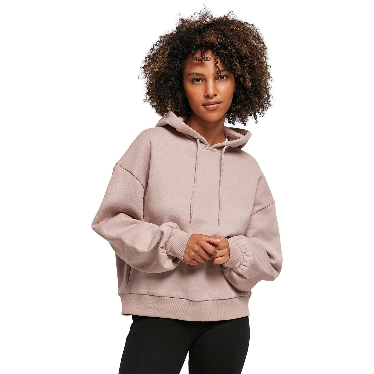 Build Your Brand Women's Organic Oversized Hoodie