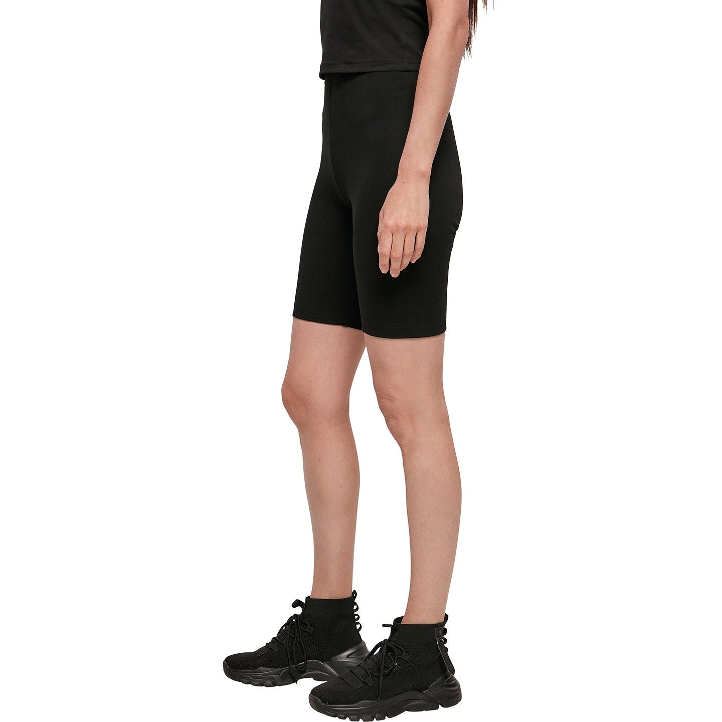 Build Your Brand Women's High Waist Cycle Shorts