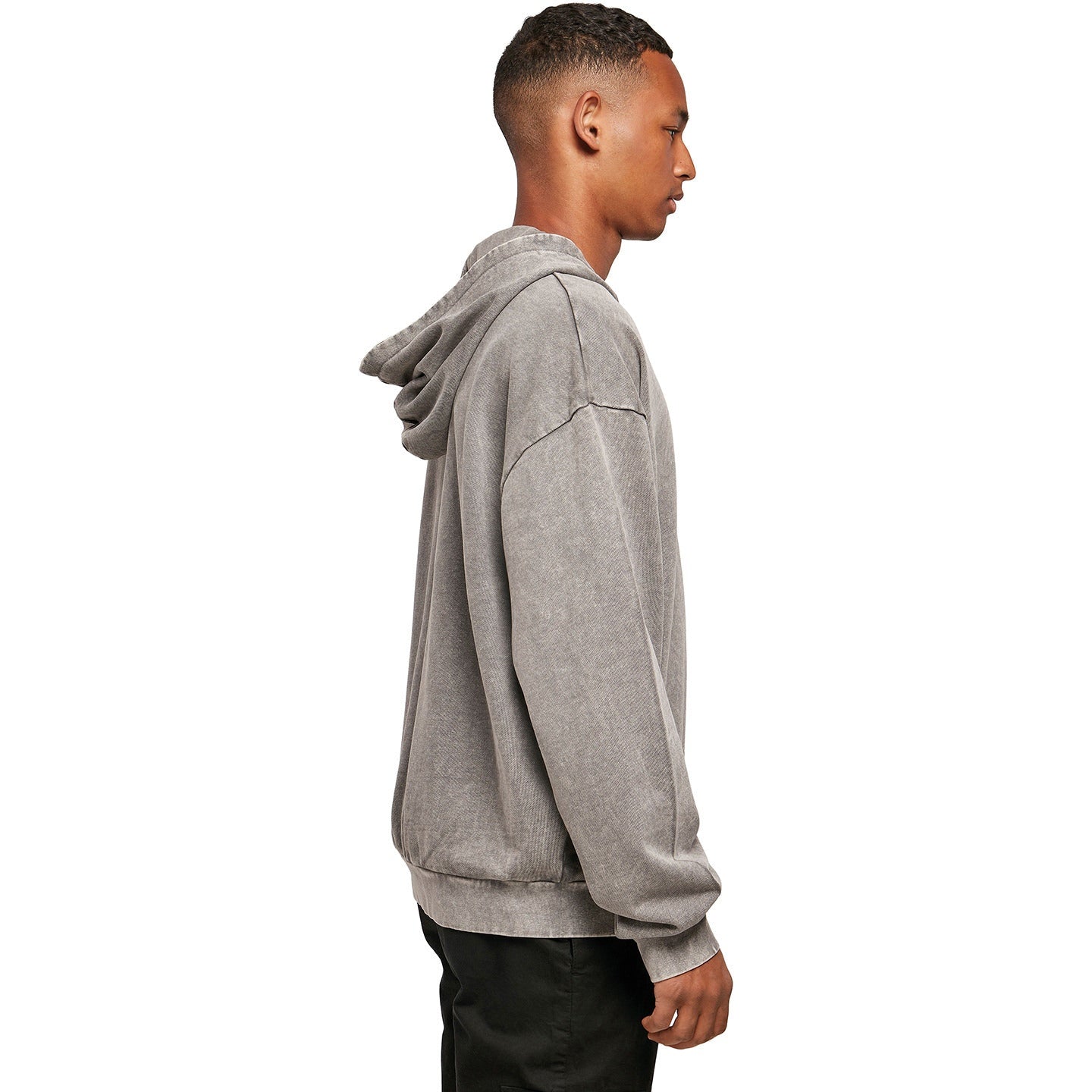 Build Your Brand Acid Washed Oversize Hoodie