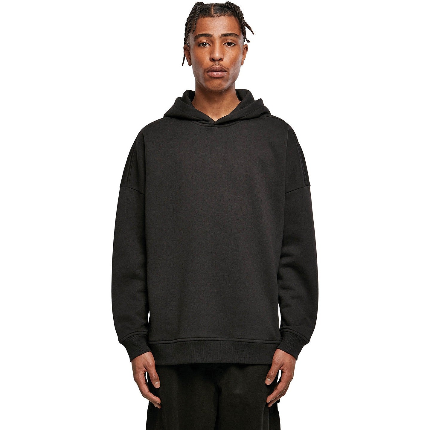 Build Your Brand Oversized Cut-On Sleeve Hoodie