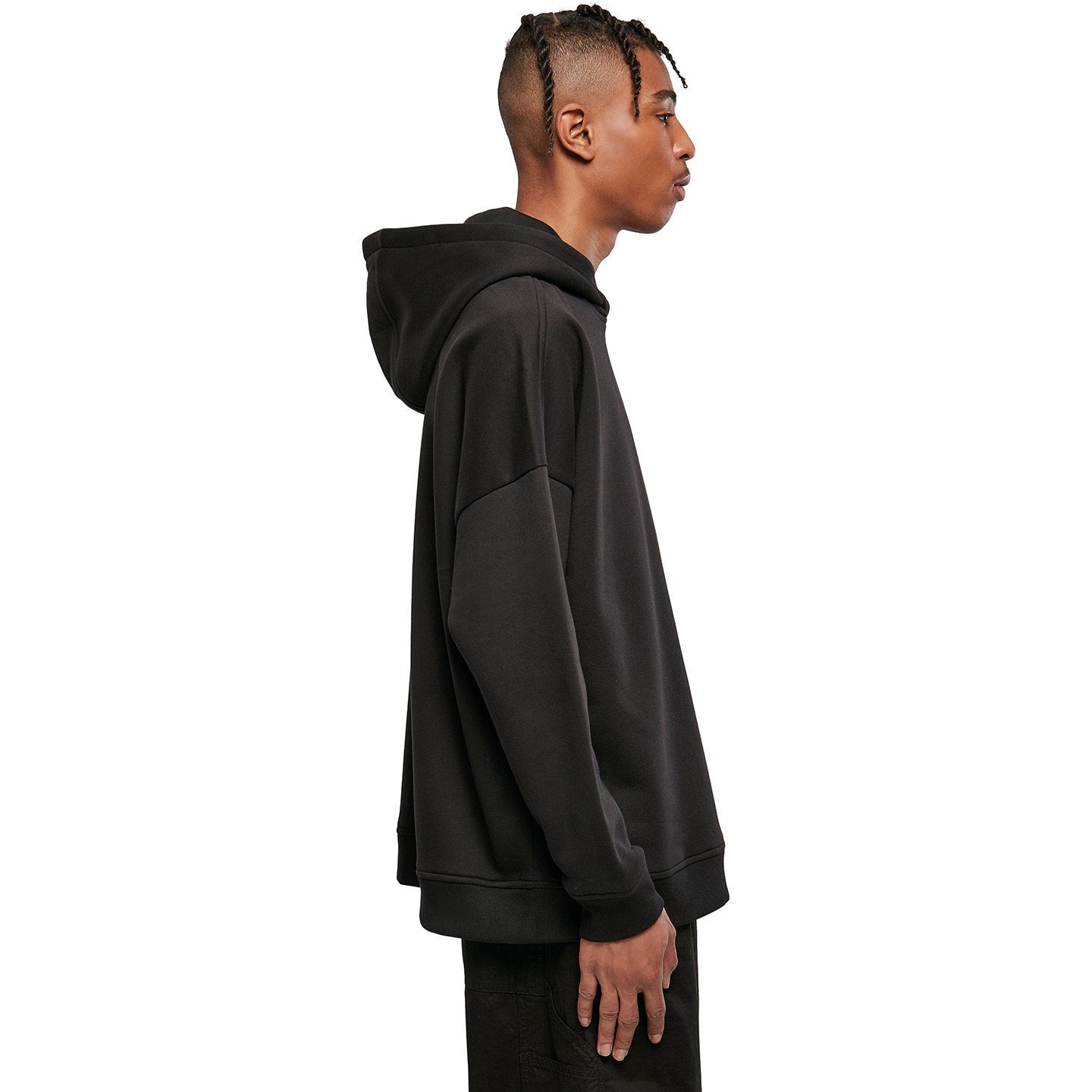 Build Your Brand Oversized Cut-On Sleeve Hoodie
