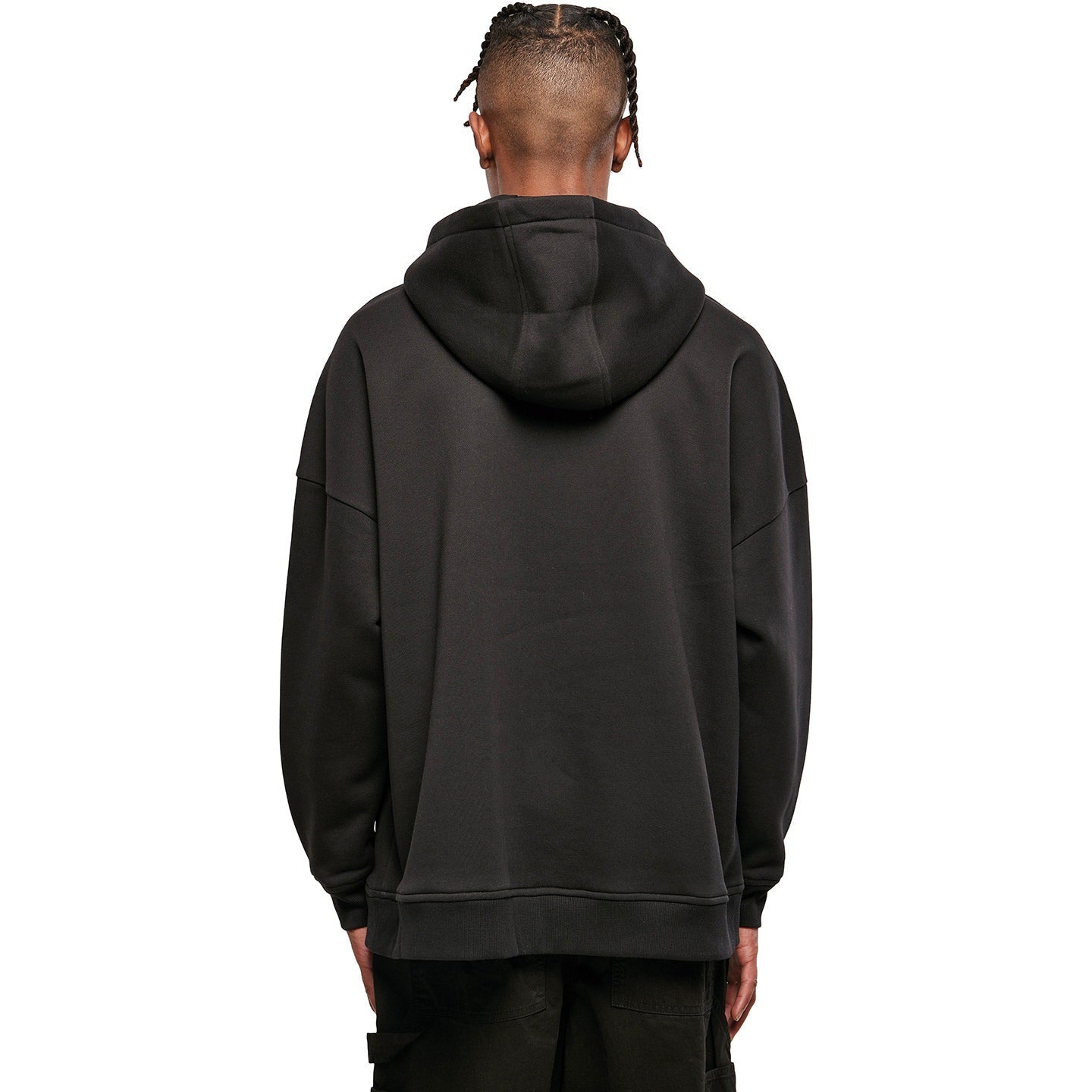 Build Your Brand Oversized Cut-On Sleeve Hoodie