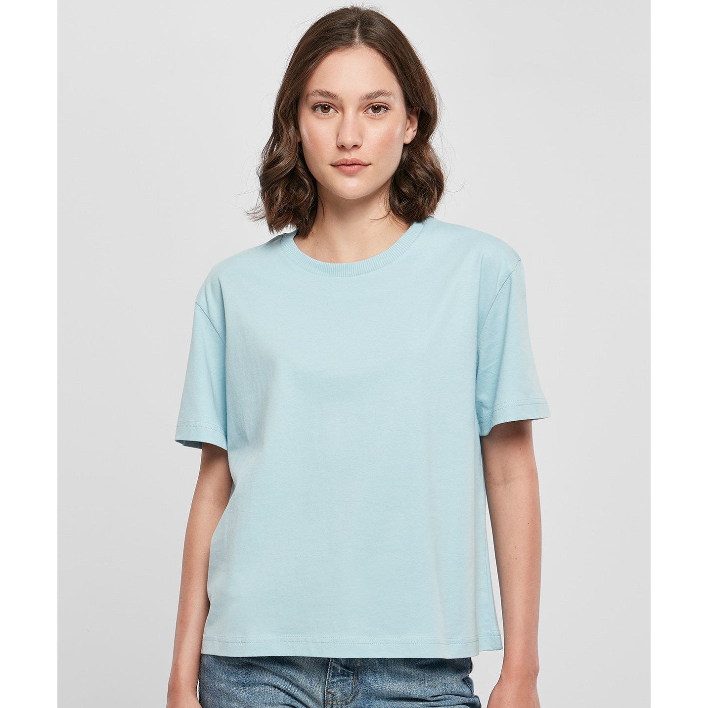 Build Your Brand Women's Everyday Tee - Ocean Blue