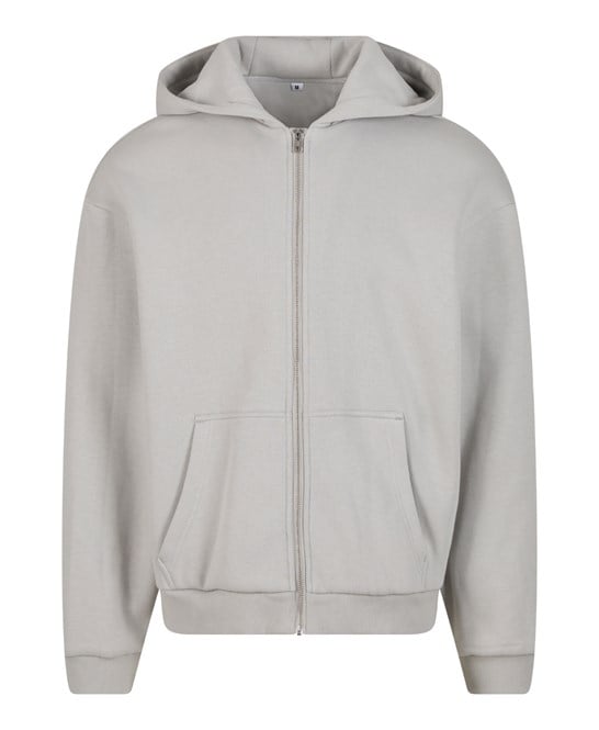 Build Your Brand BY285 Fluffy Zip Hoodie