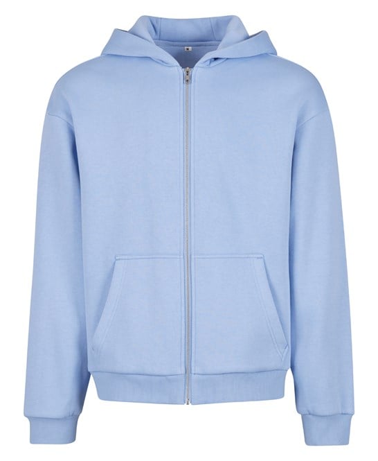 Build Your Brand BY285 Fluffy Zip Hoodie
