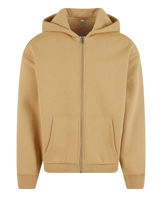 Build Your Brand BY285 Fluffy Zip Hoodie