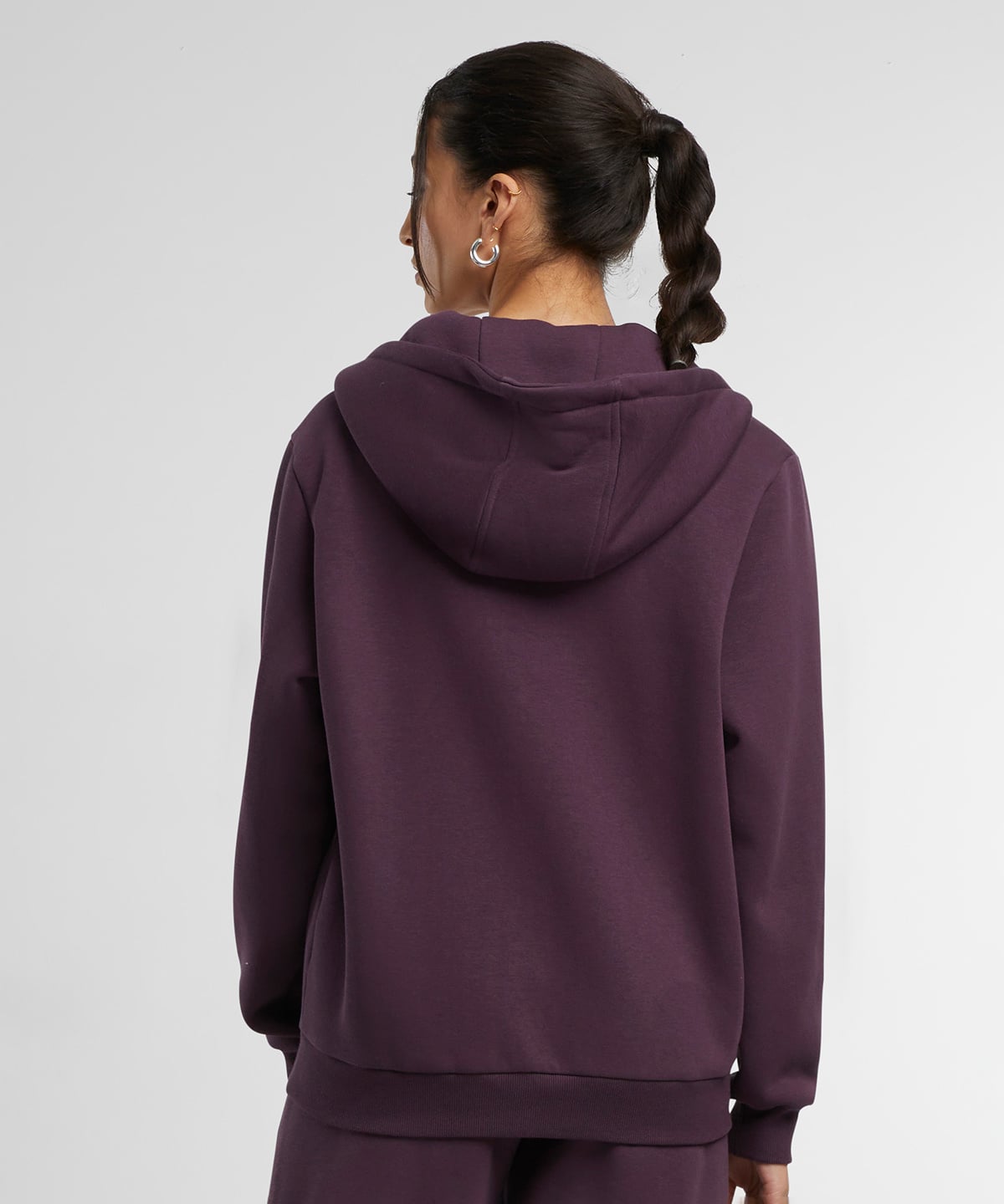 Build Your Brand BY290 Women’s Fluffy Zip Hoodie
