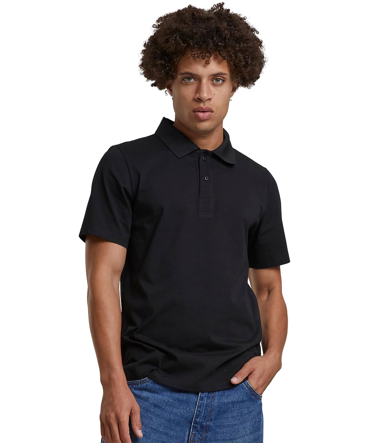 Build Your Brand BY363 Sorona Polo Tee