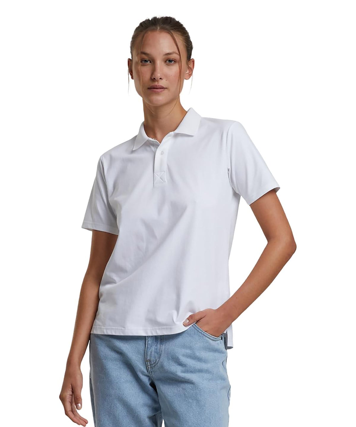 Build Your Brand BY368 Women’s Sorona Polo Tee