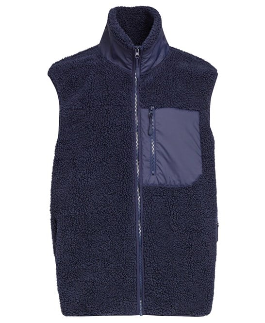 Build Your Brand BY407 Bonded Sherpa Vest
