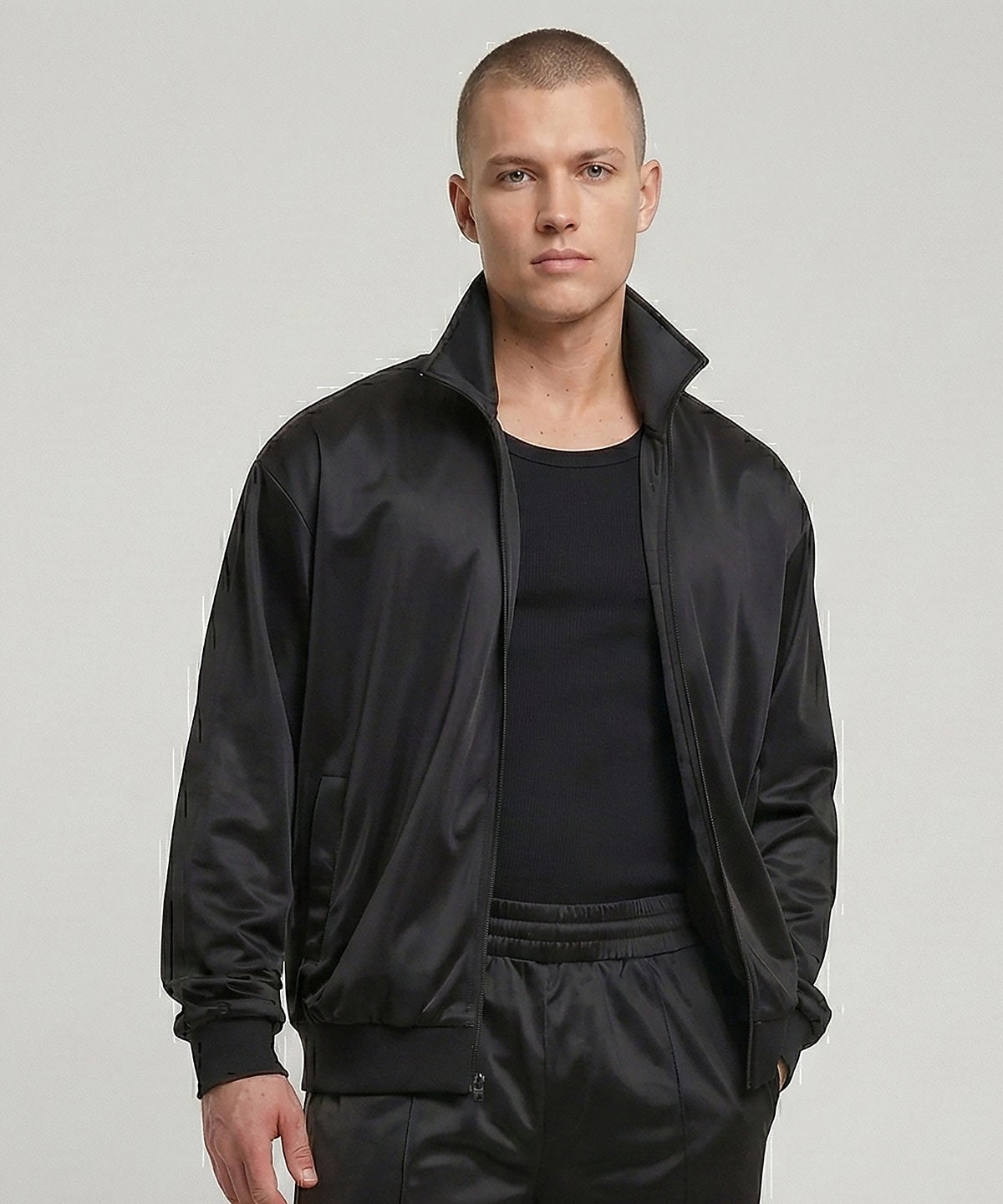 Build Your Brand BY425 Tricot Track Jacket