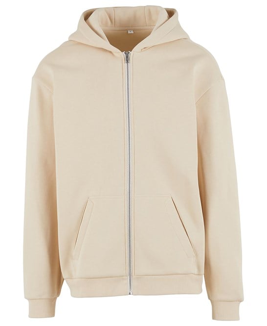 Build Your Brand BY443 Loose-Fit Zip Hoodie