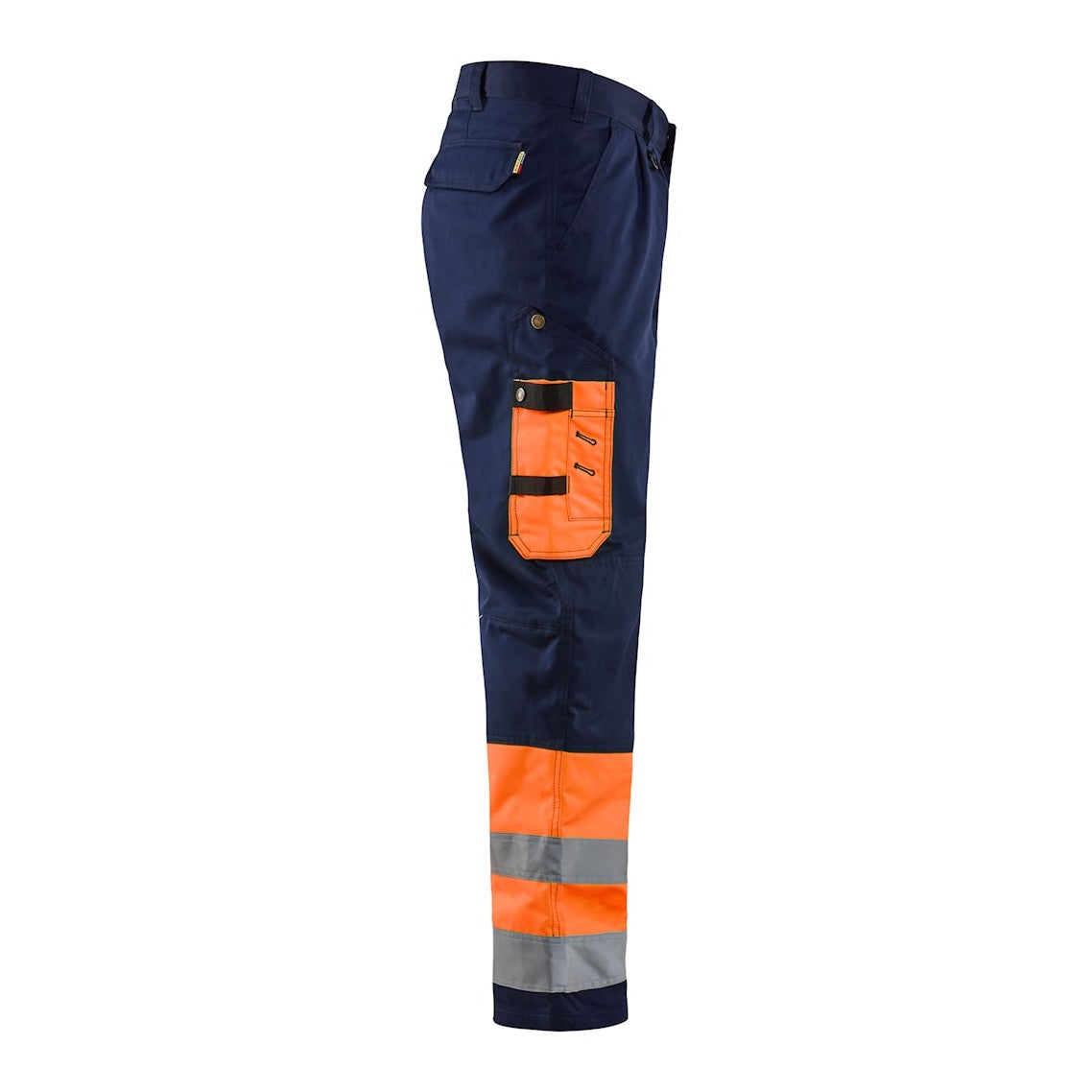 Blaklader Hi-Vis Trousers 1584 - Hi-Vis Orange/Navy Blue