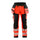Blaklader Softshell Hi-Vis Trousers 1820 #colour_red-hi-vis-black