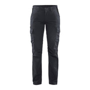 Blaklader Women's Industry Trousers Stretch 7144 #colour_mid-grey-black