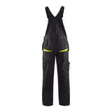 Blaklader Bib Overall with Stretch 2695 - Black/Hi-Vis Yellow