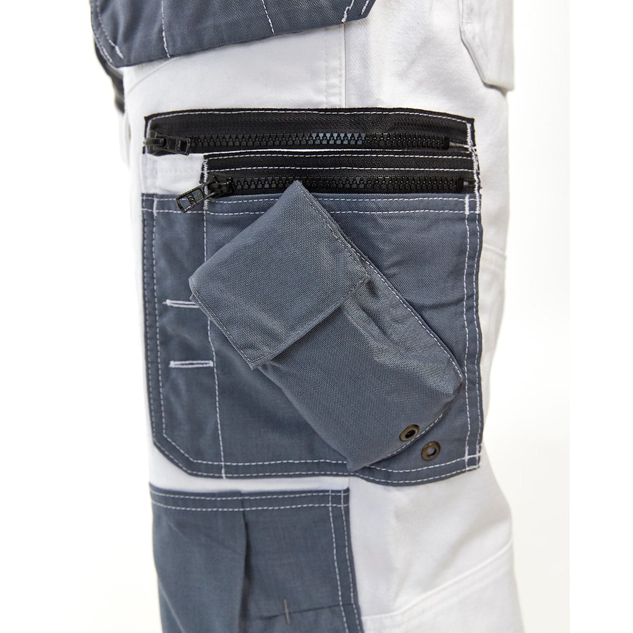 Blaklader X1500 Painters Pirate Trousers 1511 #colour_white-grey