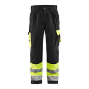 Blaklader Hi-Vis Trousers 1584 - Hi-Vis Yellow/Black