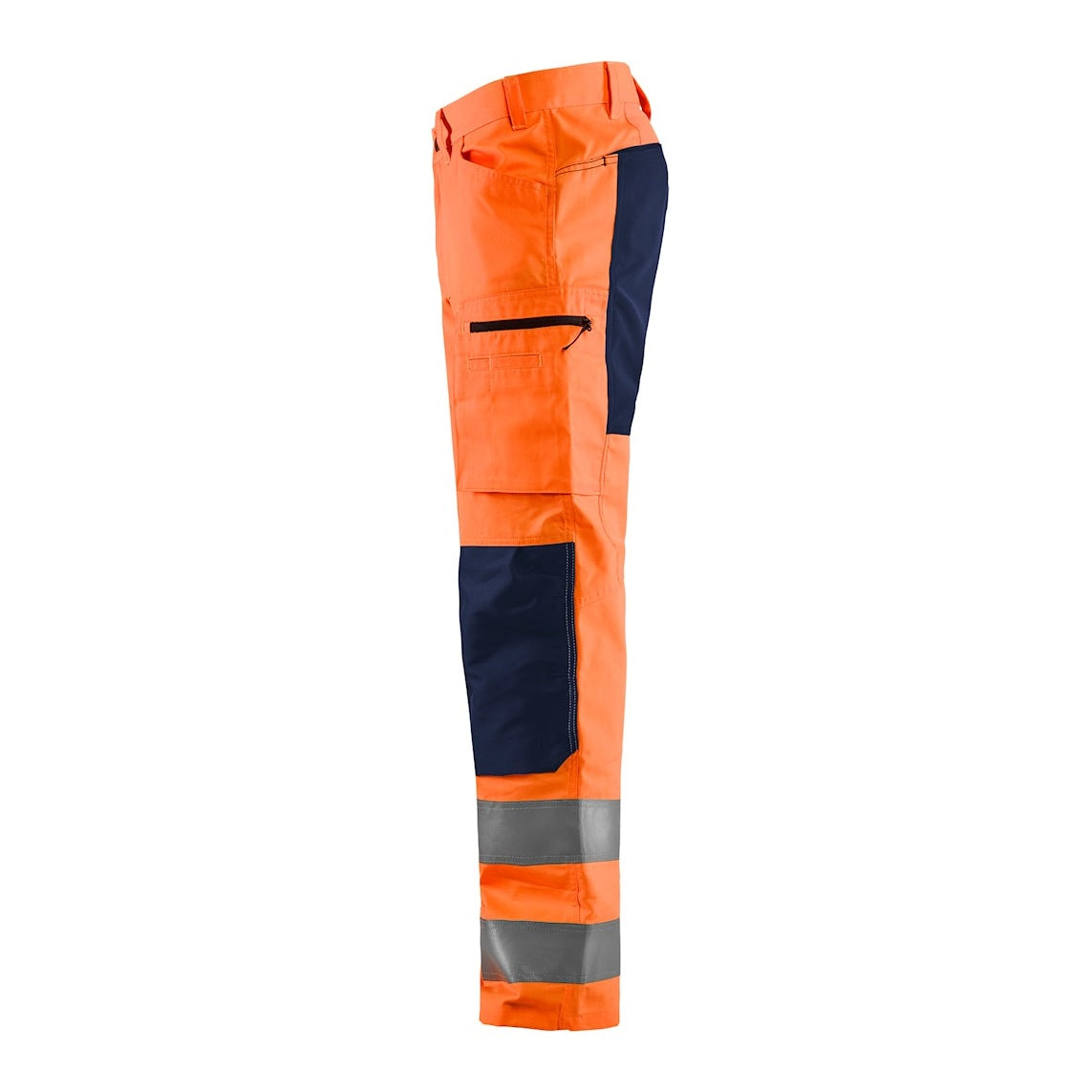 Blaklader Hi-Vis Trousers with Stretch 1585 - Hi-Vis Orange/Navy blue