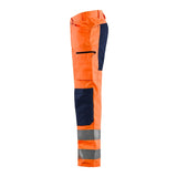 Blaklader Hi-Vis Trousers with Stretch 1585 - Hi-Vis Orange/Navy blue
