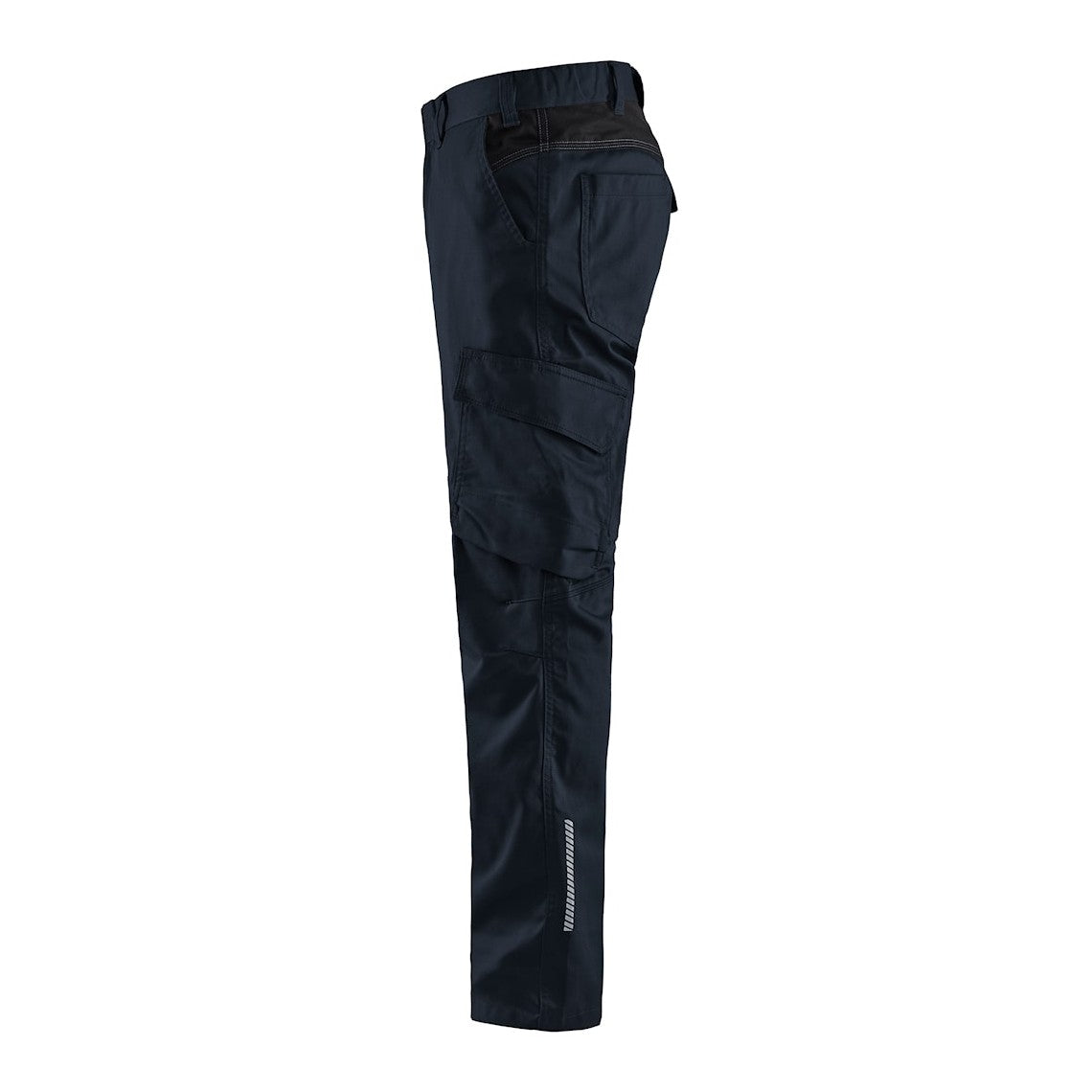 Blaklader Industry Trousers Stretch 1444 - Dark navy/Black #colour_dark-navy-black