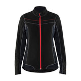 Blaklader Women's Micro Fleece Jacket 4924 #colour_black-red
