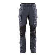 Blaklader Women's Service Trousers Stretch 71591845 #colour_grey-black
