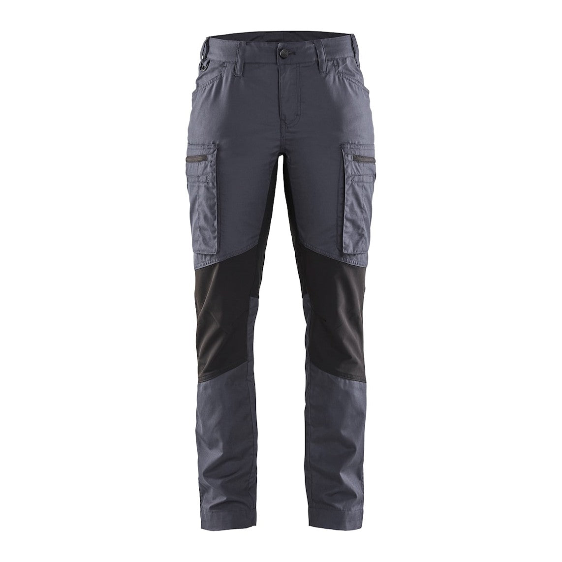 Blaklader Women's Service Trousers Stretch 71591845 #colour_grey-black