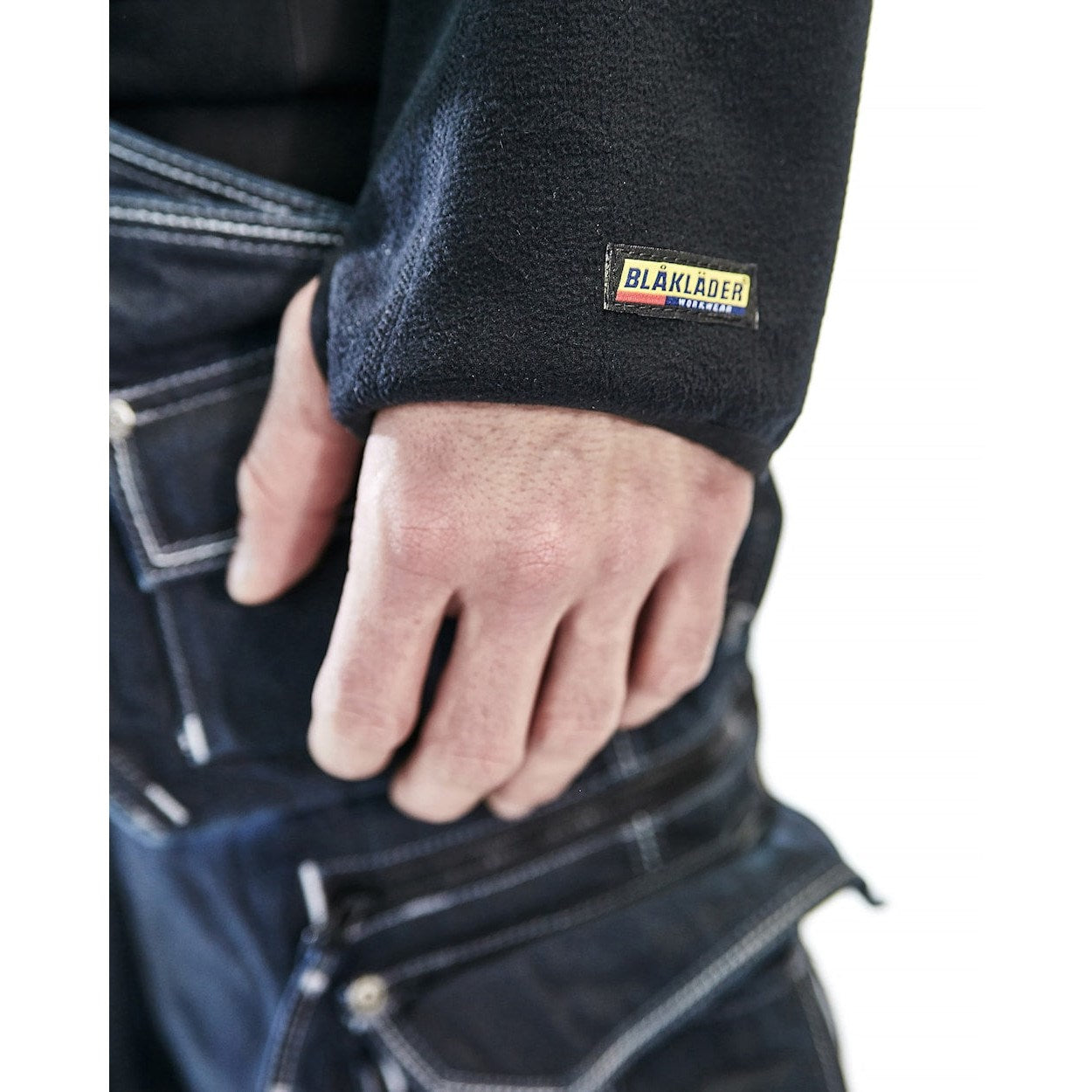 Blaklader Windproof Fleece Jacket 4955 #colour_black