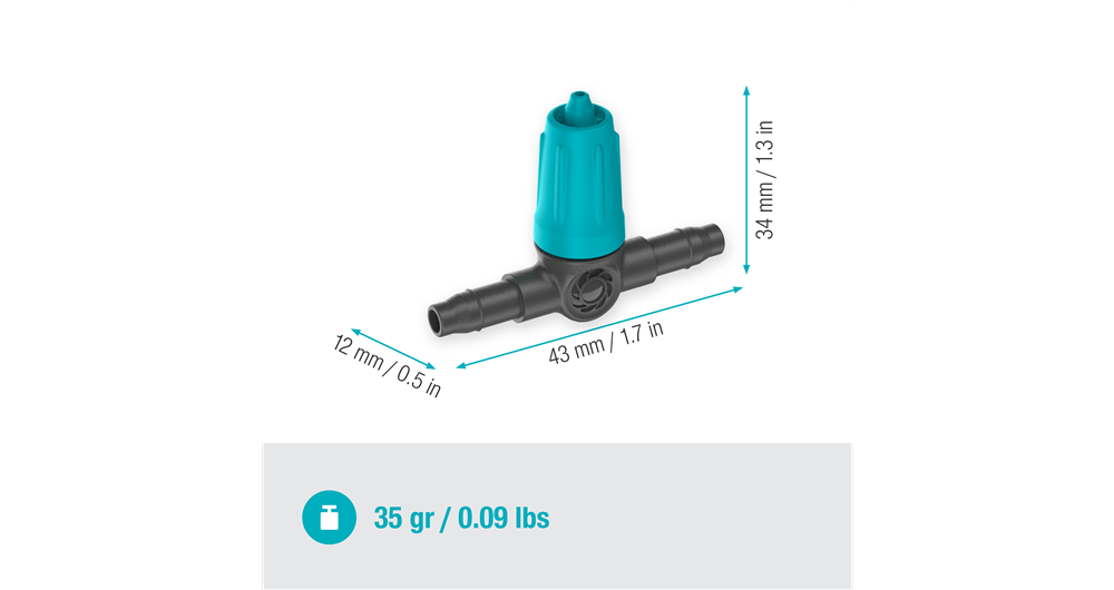 Gardena Adj. Inline Drip Head