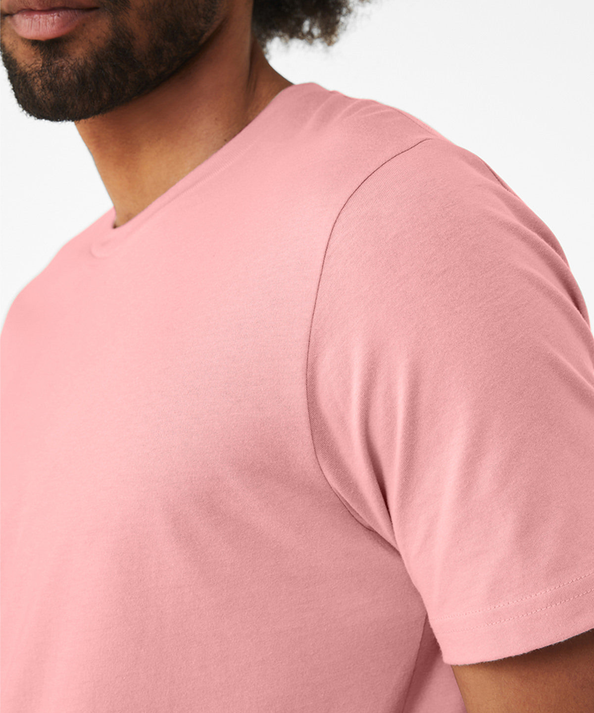 Bella Canvas Unisex Jersey Crew Neck T-Shirt - Pink