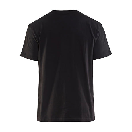Blaklader T-Shirt 3379 #colour_black-hi-vis-yellow