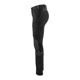 Blaklader Ladies 4-Way Stretch Service Trousers 7122 #colour_black-dark-grey