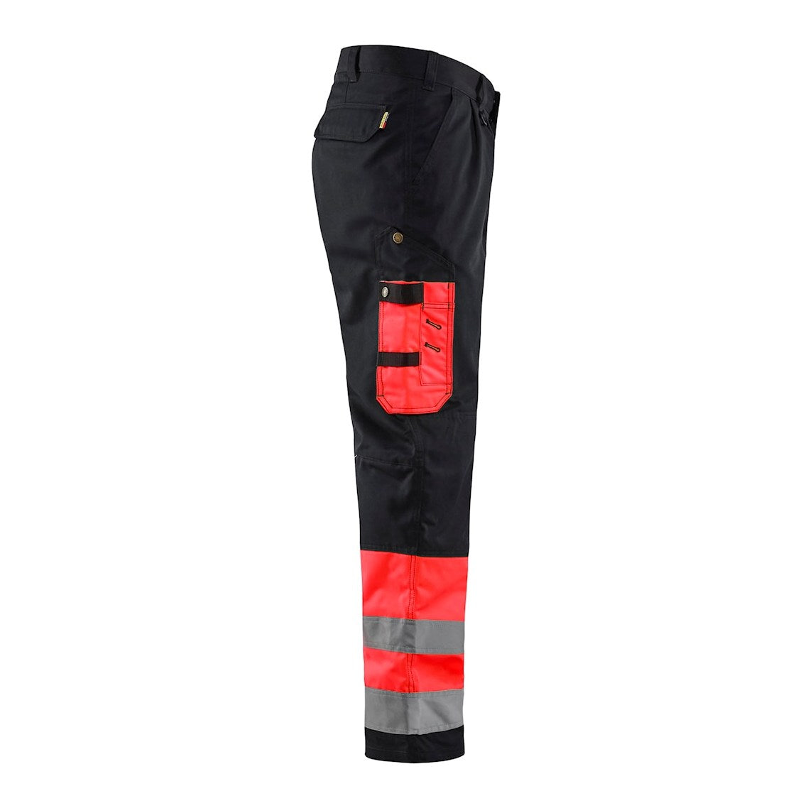 Blaklader Hi-Vis Trousers 1584 - Hi-Vis Red/Black