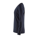 Blaklader Women's Long Sleeved T-Shirt 3301 #colour_dark-navy-blue