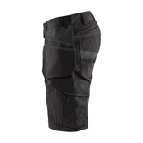 Blaklader Service Shorts with Nailpockets 1494 #colour_black-dark-grey