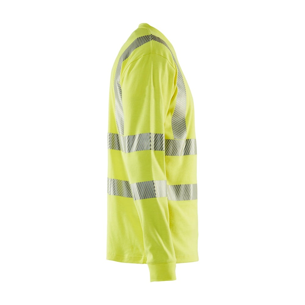 Blaklader Multinorm Long Sleeved T-Shirt 3481 #colour_hi-vis-yellow