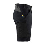 Blaklader Service Shorts 4-Way Stretch 1423 #colour_black-dark-grey