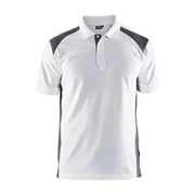 Blaklader Polo Shirt 3324 #colour_white-dark-grey